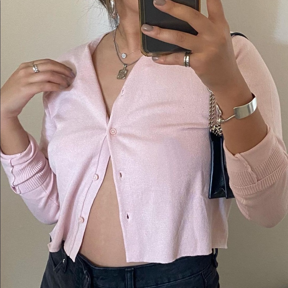 Cropped cardigan